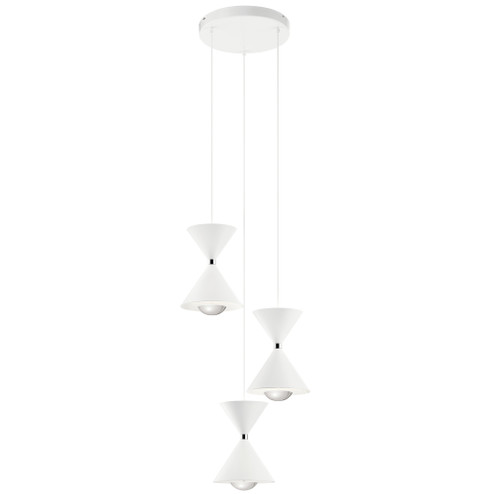 Kordan™ 17.25'' 3 LED Light Pendant Cluster Matte White (10687|84114MWH)