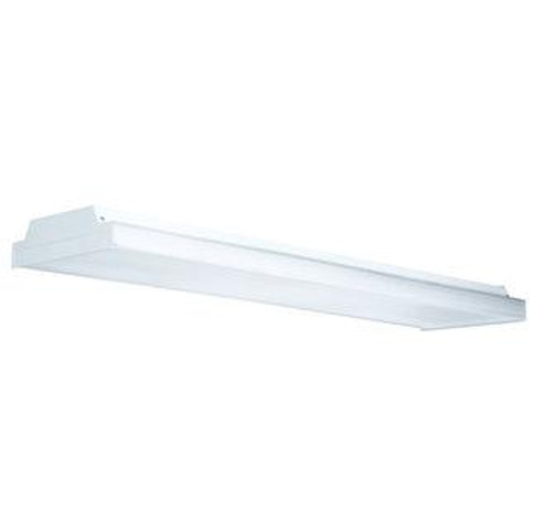 Two Light Clear Prismatic Acrylic Glass Fluorescent Light (1|WTA232AMV)