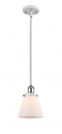 Cone - 1 Light - 6 inch - White Polished Chrome - Mini Pendant (3442|916-1S-WPC-G61-LED)