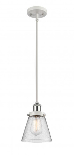 Cone - 1 Light - 6 inch - White Polished Chrome - Mini Pendant (3442|916-1S-WPC-G64-LED)
