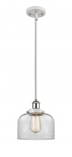 Bell - 1 Light - 8 inch - White Polished Chrome - Mini Pendant (3442|916-1S-WPC-G72-LED)