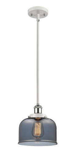 Bell - 1 Light - 8 inch - White Polished Chrome - Mini Pendant (3442|916-1S-WPC-G73)