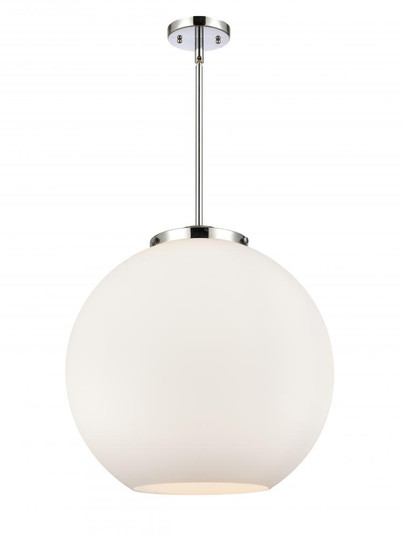 Athens - 3 Light - 18 inch - Polished Chrome - Stem hung - Pendant (3442|221-3S-PC-G121-18)