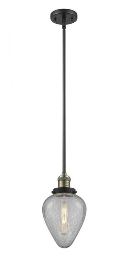 Geneseo - 1 Light - 7 inch - Black Antique Brass - Stem Hung - Mini Pendant (3442|201S-BAB-G165)