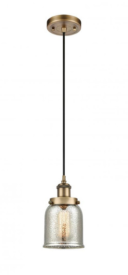 Bell - 1 Light - 5 inch - Brushed Brass - Cord hung - Mini Pendant (3442|916-1P-BB-G58)