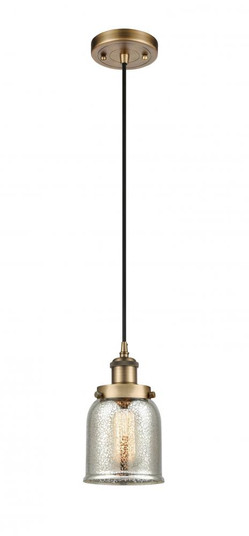 Bell - 1 Light - 5 inch - Brushed Brass - Cord hung - Mini Pendant (3442|916-1P-BB-G58-LED)
