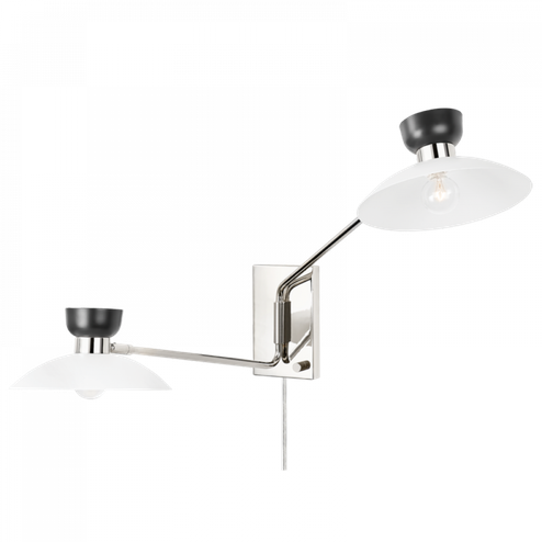 Whitley Plug-In Sconce (6939|HL481202-PN)