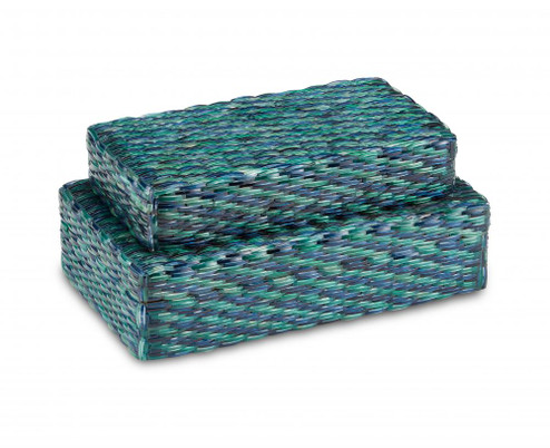 Glimmer Blue & Green Box Set of 2 (92|1200-0493)