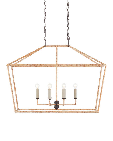 Denison Rectangular Natural Lantern (92|9000-0874)