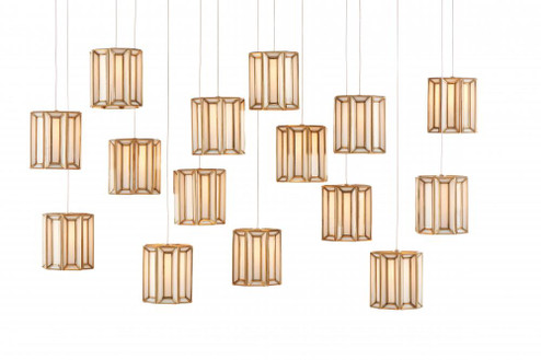 Daze 15-Light Linear Multi-Drop Pendant (92|9000-0892)