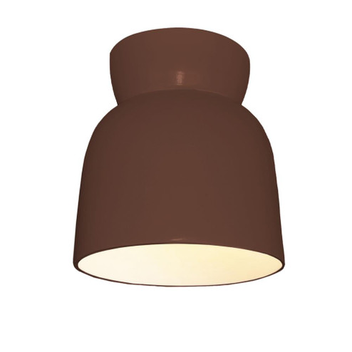 Hourglass Flush-Mount (Outdoor) (254|CER-6190W-CLAY)