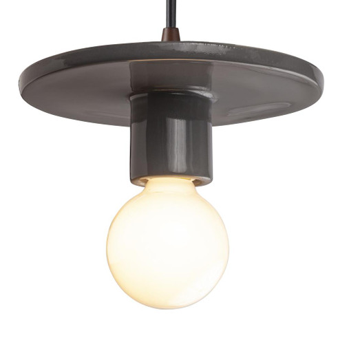 Discus Pendant (254|CER-6320-GRY-DBRZ-BKCD)