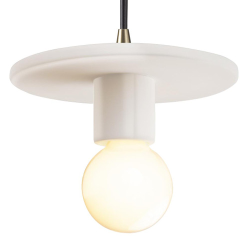 Discus Pendant (254|CER-6320-MAT-ABRS-BKCD)