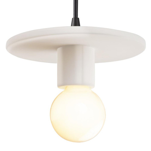 Discus Pendant (254|CER-6320-MAT-MBLK-BKCD)