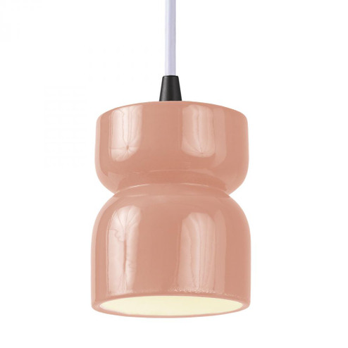 Short Hourglass Pendant (254|CER-6500-BSH-MBLK-WTCD)