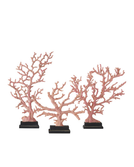 Red Coral Branches Set of 3 (92|1200-0436)