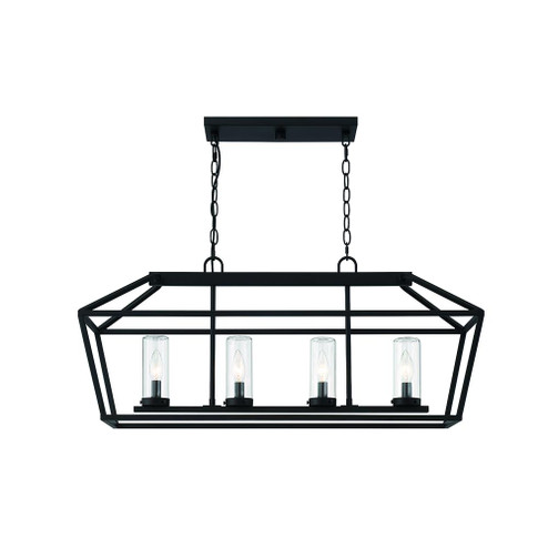 4LT 34'' Outdoor Rectangular Chandelier (4304|42740-018)