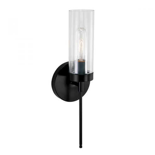 Sconce in Matte Black with Clear Glass (8583|AA1016MB)