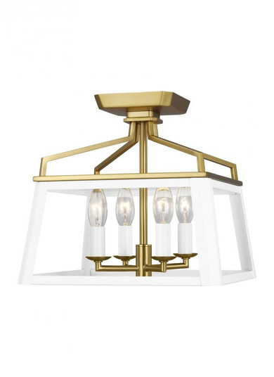 Carlow Flush Mount (7725|CF1084MWTBBS)
