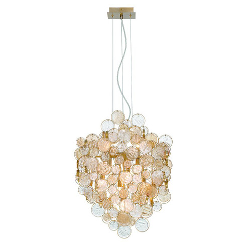 Trento 7 Light Chandelier in Antique Gold (4304|34030-026)