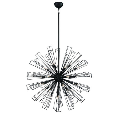 Dendelio 29 Light Chandelier in Black (4304|43864-010)