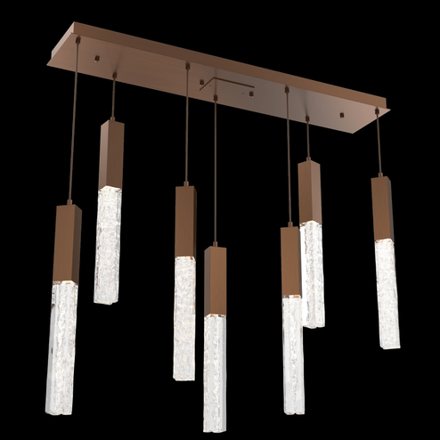 Axis Linear 7pc Multi-Pendant (1289|PLB0060-07-RB-GC-C01-L3)