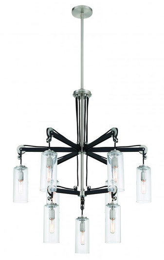 Pullman Junction - 9 Light 2 Tier Chandelier (10|2899-691)