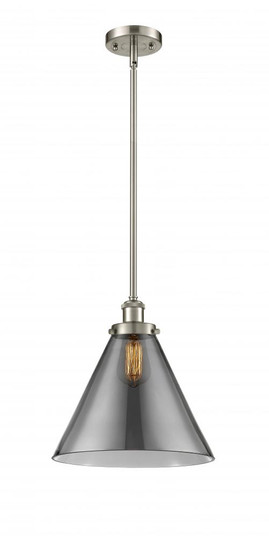 Cone - 1 Light - 12 inch - Brushed Satin Nickel - Mini Pendant (3442|916-1S-SN-G43-L)