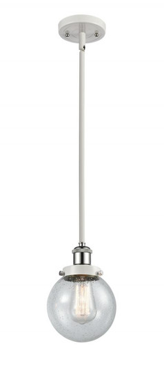 Beacon - 1 Light - 6 inch - White Polished Chrome - Mini Pendant (3442|916-1S-WPC-G204-6-LED)