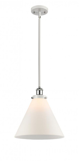 Cone - 1 Light - 12 inch - White Polished Chrome - Mini Pendant (3442|916-1S-WPC-G41-L)