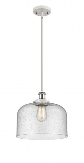 Bell - 1 Light - 12 inch - White Polished Chrome - Mini Pendant (3442|916-1S-WPC-G74-L-LED)