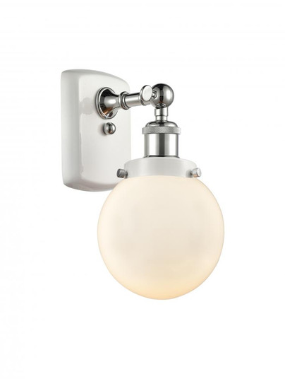Beacon - 1 Light - 6 inch - White Polished Chrome - Sconce (3442|916-1W-WPC-G201-6-LED)