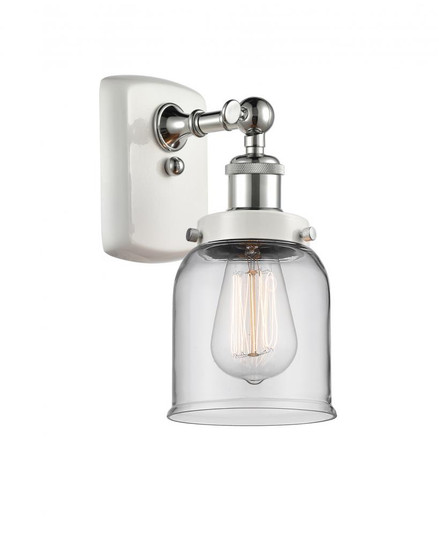 Bell - 1 Light - 5 inch - White Polished Chrome - Sconce (3442|916-1W-WPC-G52-LED)