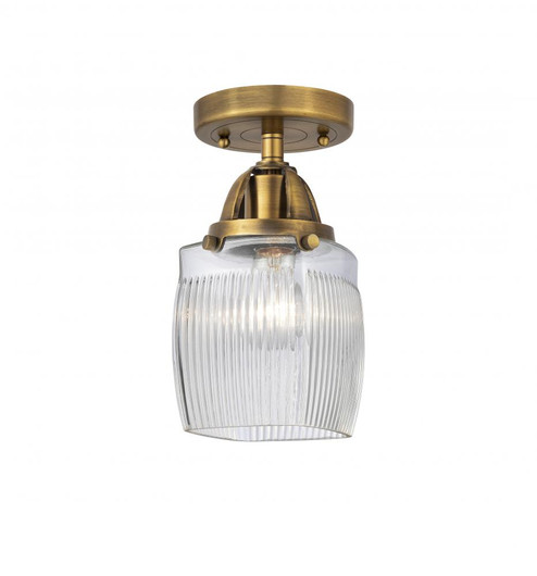 Colton - 1 Light - 6 inch - Brushed Brass - Semi-Flush Mount (3442|288-1C-BB-G302)