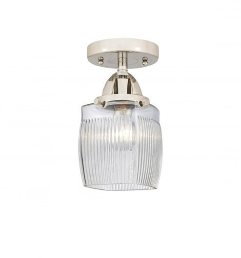 Colton - 1 Light - 6 inch - Polished Nickel - Semi-Flush Mount (3442|288-1C-PN-G302)