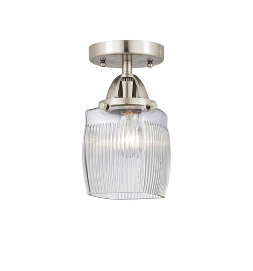 Colton - 1 Light - 6 inch - Brushed Satin Nickel - Semi-Flush Mount (3442|288-1C-SN-G302-LED)