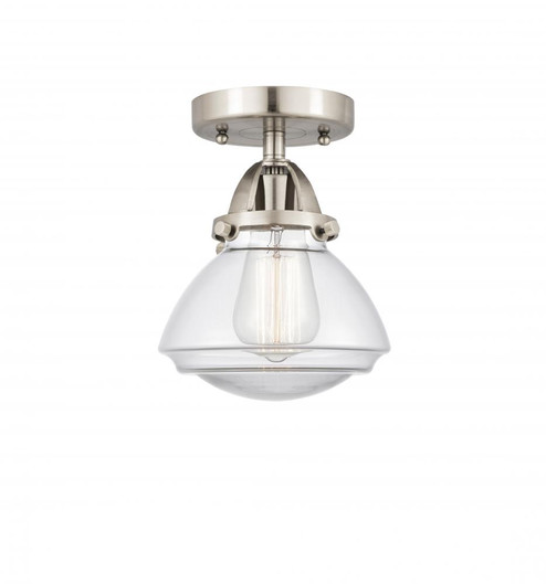 Olean - 1 Light - 7 inch - Brushed Satin Nickel - Semi-Flush Mount (3442|288-1C-SN-G322-LED)