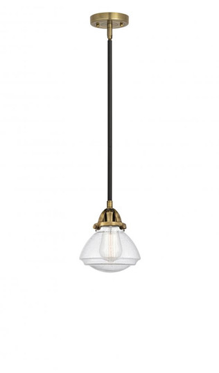 Olean - 1 Light - 7 inch - Black Antique Brass - Stem hung - Mini Pendant (3442|288-1S-BAB-G324)