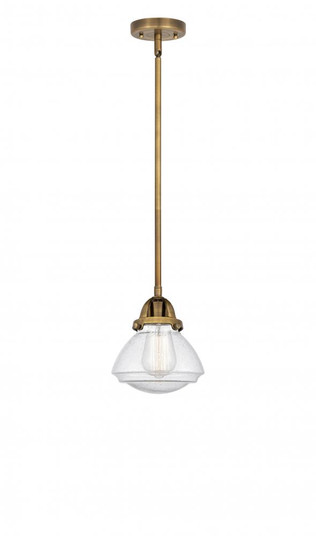 Olean - 1 Light - 7 inch - Brushed Brass - Cord hung - Mini Pendant (3442|288-1S-BB-G324)