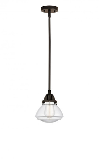 Olean - 1 Light - 7 inch - Oil Rubbed Bronze - Stem hung - Mini Pendant (3442|288-1S-OB-G322-LED)