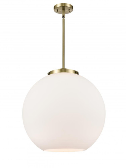 Athens - 1 Light - 18 inch - Antique Brass - Cord hung - Pendant (3442|221-1S-AB-G121-18)