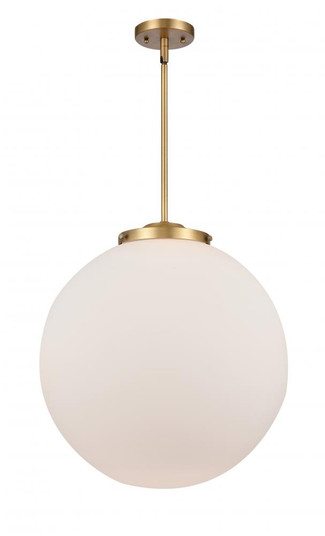 Beacon - 1 Light - 18 inch - Brushed Brass - Cord hung - Pendant (3442|221-1S-BB-G201-18)