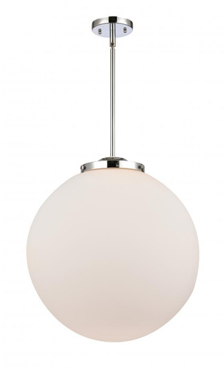 Beacon - 1 Light - 18 inch - Polished Chrome - Stem Hung - Pendant (3442|221-1S-PC-G201-18-LED)