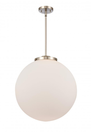 Beacon - 1 Light - 18 inch - Brushed Satin Nickel - Stem Hung - Pendant (3442|221-1S-SN-G201-18)