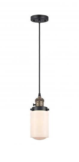 Dover - 1 Light - 5 inch - Black Antique Brass - Cord hung - Mini Pendant (3442|201CSW-BAB-G311-LED)