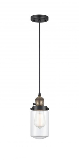 Dover - 1 Light - 5 inch - Black Antique Brass - Cord hung - Mini Pendant (3442|201CSW-BAB-G312-LED)