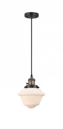 Oxford - 1 Light - 7 inch - Black Antique Brass - Cord hung - Mini Pendant (3442|201CSW-BAB-G531-LED)