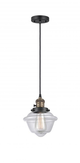 Oxford - 1 Light - 7 inch - Black Antique Brass - Cord hung - Mini Pendant (3442|201CSW-BAB-G532)