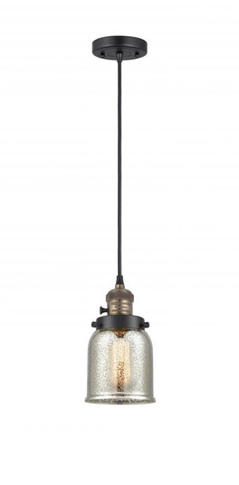 Bell - 1 Light - 5 inch - Black Antique Brass - Cord hung - Mini Pendant (3442|201CSW-BAB-G58-LED)