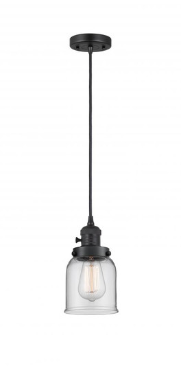 Bell - 1 Light - 5 inch - Matte Black - Cord hung - Mini Pendant (3442|201CSW-BK-G52)